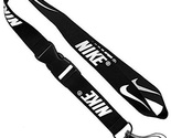 Black Nike Lanyard Keychain ID Badge Holder Quick release Buckle - $9.99