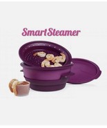 Tupperware Smart Steamer 4-Pc Microwave Multi Cooker Purple 7512B,6988A,... - $34.60