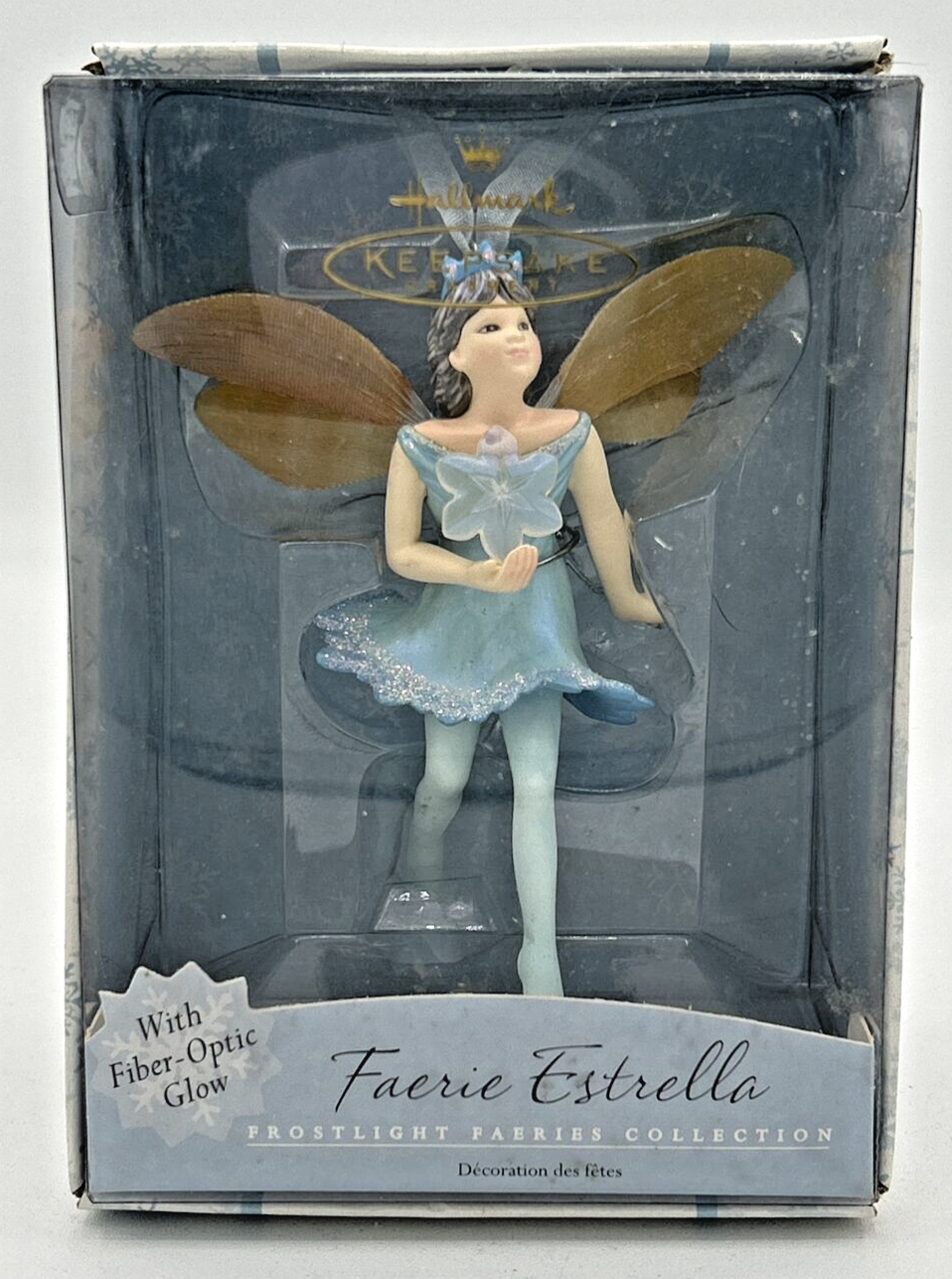 2001 Hallmark Frostlight Faeries Faerie Estrella Ornament NOS SKU U37 - £10.38 GBP