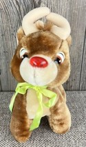 APPLAUSE Rudolph Red-Nosed Reindeer 10.5" Plush Duracell Promo 1989 - £10.12 GBP