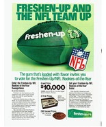 1978 Freshen Up Gum Print Ad 8.5&quot; x 11&quot; - $27.31 CAD