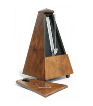 Walnut Wittner Bell Wood Key Wound Metronome High Polish- Gloss Finish #... - $222.00