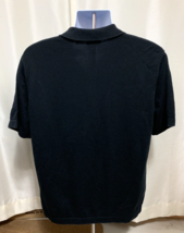 Structure Black Polo Shirt Mens T Shirt Short Sleeve Black Casual Size XL - £11.78 GBP