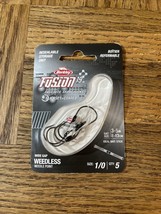 Berkley Fusion Weedless Hook Size 1/0-Brand New-SHIPS N 24 HOURS - $9.78