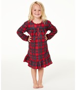 allbrand365 designer Little &amp; Kids Big Girls Brinkley Plaid Pajama Night... - £27.90 GBP