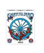Grateful Dead  Broken Wheel Outside Window Sticker Set Deadhead   Decal  - $109.88 MXN