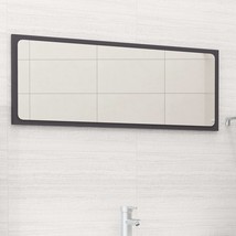  Mirror Grey Engineered wood, acrylic 35 x 14 in Mirror - $73.99