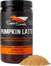 Pumpkin Latte Digestive Supplement For Dogs &amp; Cats, Pumpkin Powder With GoatS M - $32.99