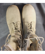 USGI HOT WEATHER TACTICAL MILITARY TAN SAND COMBAT BOOTS  SPEED LACES 5 ... - €35,05 EUR