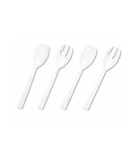 Tablemate 8pc Fork &amp; Spoon Serving Set Plastic Disposable Reusable Salad... - $9.48 CAD