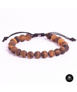 Kavak Handmade Men&#39;s Bracelet Genuine Tiger eye Beads stones - £19.92 GBP