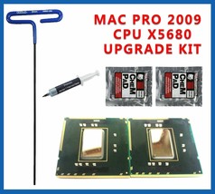 12 Core 2009 Mac Pro Pair X5680 3.33GHz XEON CPU 4,1 delidded upgrade kit 5,1 - £99.79 GBP