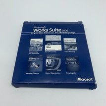 Microsoft Works Suite 2006 Software Word Works Money Photo Encarta 5 CD&#39;... - $17.81