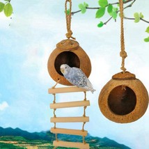 Coconut Shell Paradise Bird Nest - £25.99 GBP