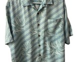 Tommy Bahama Men&#39;s Hawaiian Shirt Size  L 100% Silk Coastal Fronds Mint ... - $18.76