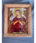 VIRGIN MARY 7 SORROWS ICON GREEK RUSSIAN ORTHODOX CHRISTIAN - $107.99
