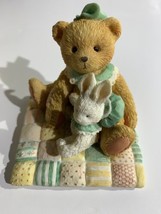 Cherished Teddies Camille Bear  Bunny Figurine #950424 Lost Without You 1991 - £9.29 GBP