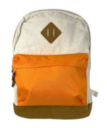 Cat And Jack - Color Block Backpack Cream & Orange - New With Tags Kids Backpack - $13.99