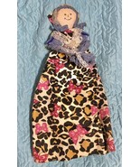 Handmade Mop Head Doll With White Lace Hat And Trim 19 Inch - $92.05 MXN