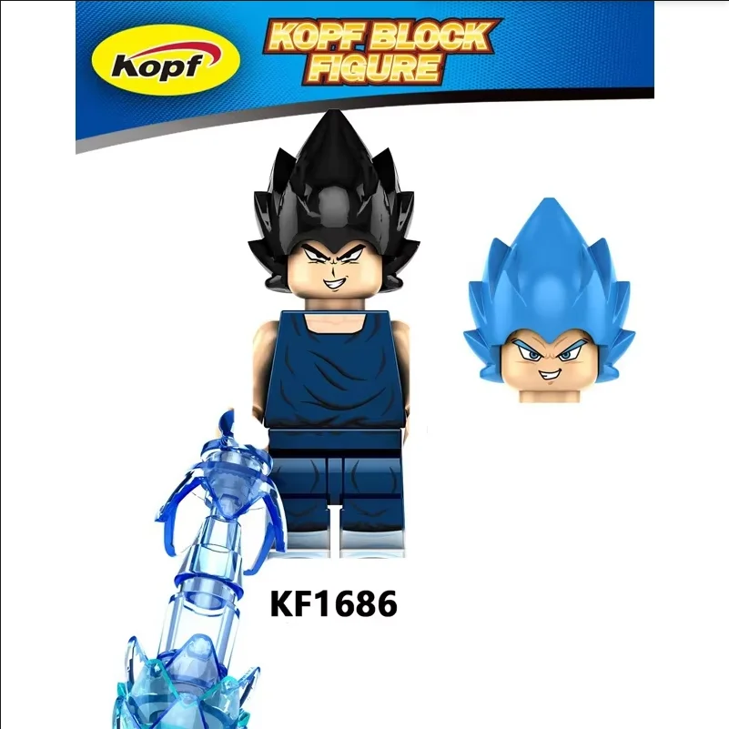 Bloques de Anime Dragon Ball Z Vegeta Freezer Goku Gohan Super Saiyan KF... - $209.43 MXN