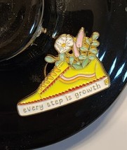 Shoe Lapel Hat Pin . Every Step Is Growth - £4.34 GBP