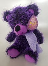 SugarLoaf Toys Purple Shaggy Teddy Bear Plush Medium 10&quot; - $34.99