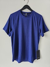 NWT LULULEMON LARK Blue License To Train Short Sleeve Top Shirt Men&#39;s Large - $77.59