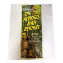 The Invisible Man Returns (1940) 7.5”X11”Laminated Mini Movie Poster Prints - £7.86 GBP