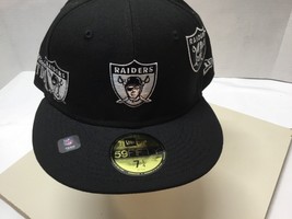 Oakland Raiders New Era 2022 Sideline 59FIFTY Just Don Fitted Hat 7 1/4 - £32.15 GBP