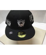 Oakland Raiders New Era 2022 Sideline 59FIFTY Just Don Fitted Hat 7 1/4 - £31.16 GBP