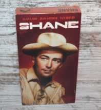 SHANE Rare Western VHS Tape 1998 Alan Ladd Jean Arthur Jack Palance 1952 Movie - £3.13 GBP