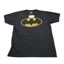 Batman Shirt Mens L Black Bold Iconic Dark Knight Graphic Design Classic... - $18.69