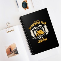 Camping Lover&#39;s Retirement Plan: 118-Page Ruled Spiral Notebook with Humorous Te - £14.78 GBP