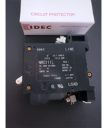 NRC111L-1AAA IDEC Circuit Breaker 1 Pole W/ Auxiliary 250VAC 65VDC A Trip - £19.37 GBP