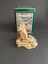 Foxwood Tales Villeroy &amp; Boch 1994 Harvey Mouse 5 Picnic at Foxwood w/ Tin - £17.51 GBP