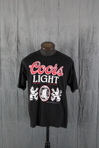 Vintage Beer Shirt - Coors Light Big Graphic - Men&#39;s Large  - £35.20 GBP