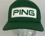 PING Golf 110 One Ten GREEN Baseball Hat Snapback Cap Quilted Front Pane... - $21.77