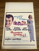 Goodbye Charlie (1964) Original US Window Card Movie Poster 14x22 CV JD - $54.45