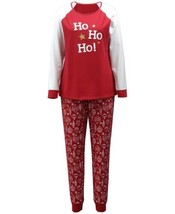 allbrand365 designer Matching Womens Ornament Print Pajama Set,White/Red Size S - £24.98 GBP