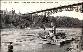 VTG Postcard, Maid of the Mist, Landing and Steel Arch Bridge, Niagara F... - £5.80 GBP