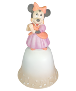 Minnie Mouse Porcelain Bell Disney World Disneyland 5&quot; Collectible Funct... - £16.23 GBP