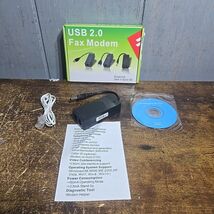 Agptek External USB 2.0 3 in 1 Data Voice Dial up Modem 56K V.92 V.90 CX... - $29.70