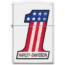 Zippo Lighter - Harley-Davidson #1 White Matte - 856410 - €35,85 EUR