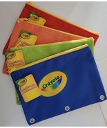 Crayola Zippered Canvas 3 Ring Binder Pencil Pouches Pouch 9.5x7&quot;, Selec... - $3.49