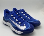 Nike Alpha Huarache Elite 4 Turf Cleats  Blue White DJ6523-414 Men&#39;s Siz... - £74.71 GBP