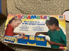 SCRAMBLE &amp; JUNIOR SCRAMBLE Perfection Board Game 100% COMPLETE Tested Works - $29.65