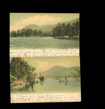 Vintage Paper Postcard UDB 1906 Cancel Paradise Bay Lake George New York - £12.56 GBP