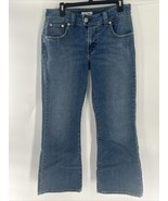 Levis 515 Womens Flare Jeans Petite Size 12P Blue Denim - £12.01 GBP