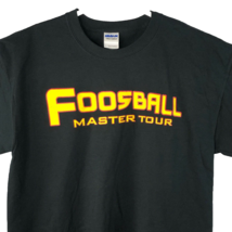 Foosball Master Tour L T-Shirt size Large Mens Man Cave Table Soccer Fraternity - $19.20
