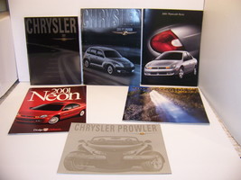 2001 CHRYSLER 300M CONCORDE PT SEBRING PROWLER NEON JEEP SALES BROCHURES... - $35.99